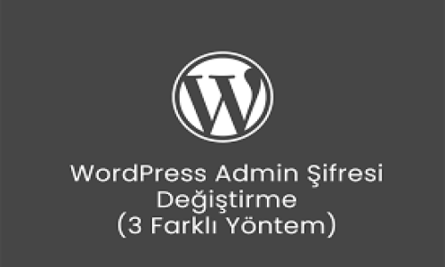 WordPress Admin Şifresi Nası...