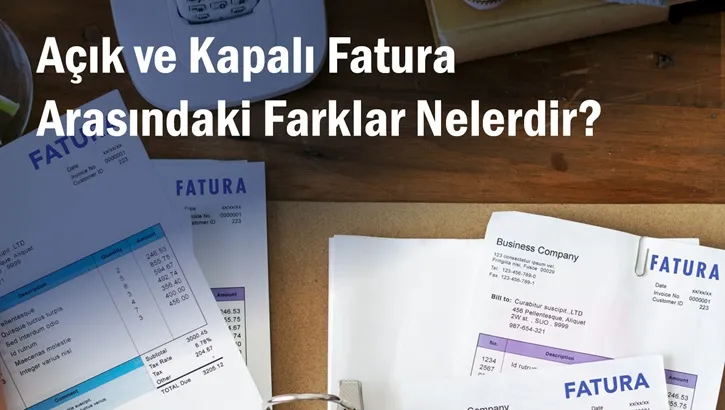 Açık ve Kapalı Fatura Nedir?...